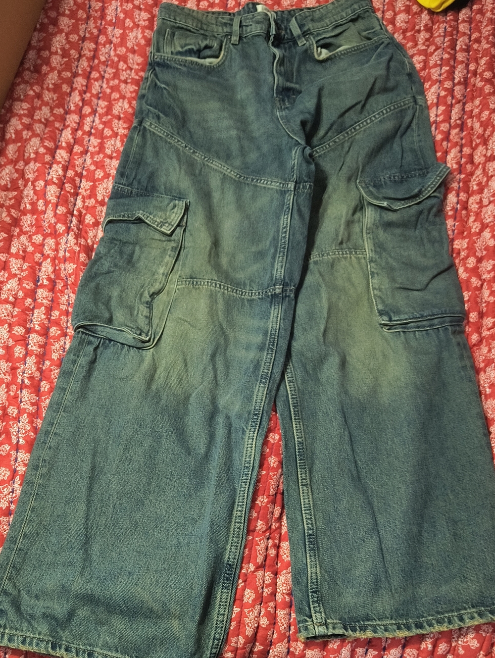 Cotton:On Super Baggy Casual Wide-Leg Cargo Jeans 30 X 30